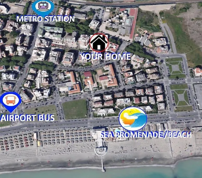Apartment Sea Of Rome - Holiday Home Lido di Ostia