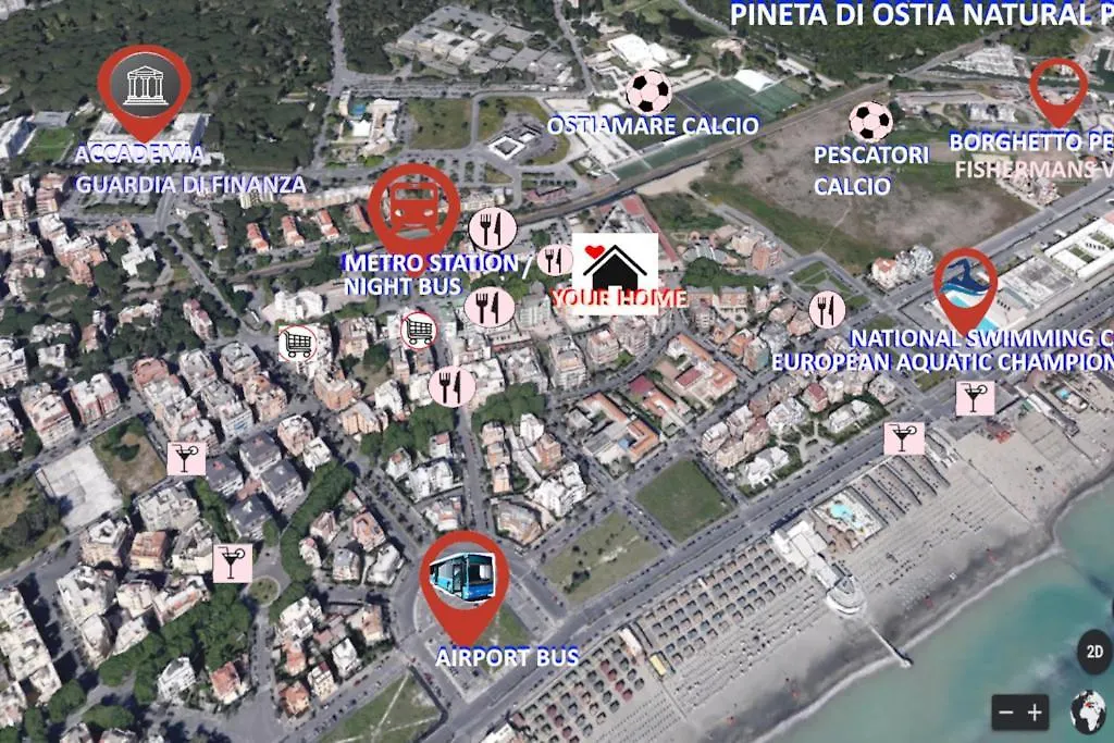 Sea Of Rome - Holiday Home Lido di Ostia